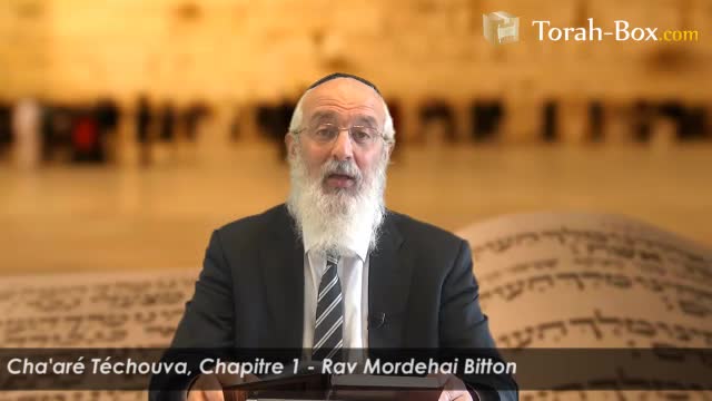 Portique 1 : les voies par lesquelles l'homme fait Téchouva