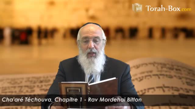 Portique 1 : les voies par lesquelles l'homme fait Téchouva