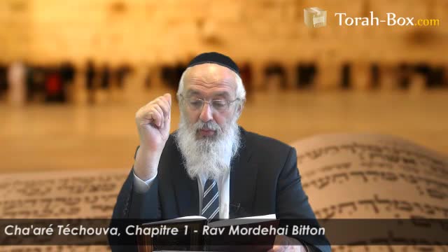 Portique 1 : les voies par lesquelles l'homme fait Téchouva