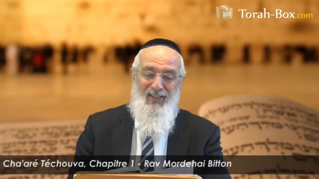 Portique 1 : les voies par lesquelles l'homme fait Téchouva