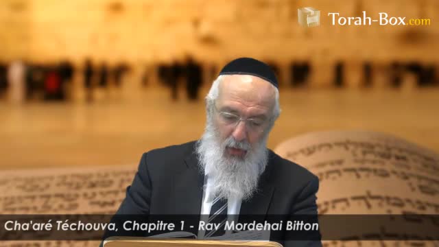 Portique 1 : les voies par lesquelles l'homme fait Téchouva