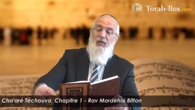 Portique 1 : les voies par lesquelles l'homme fait Téchouva