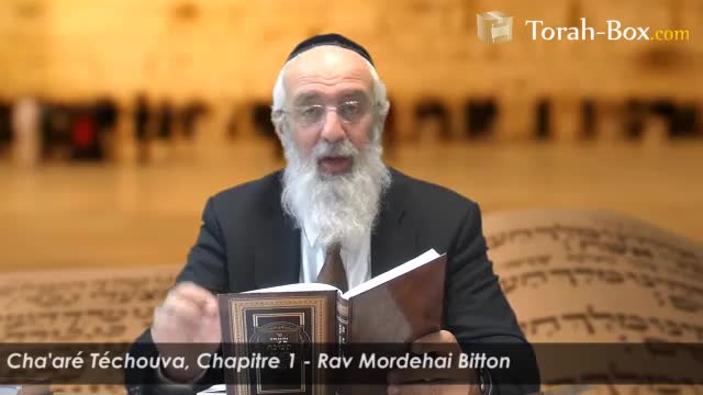 Portique 1 : les voies par lesquelles l'homme fait Téchouva