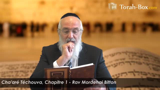 Portique 1 : les voies par lesquelles l'homme fait Téchouva