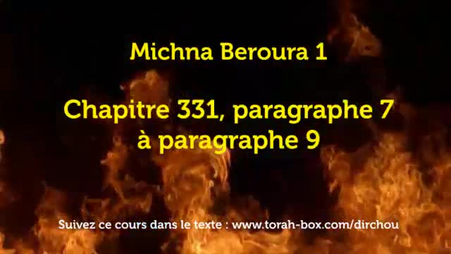 Michna Beroura 3 - Chapitre 331, paragraphe 7 à paragraphe 9