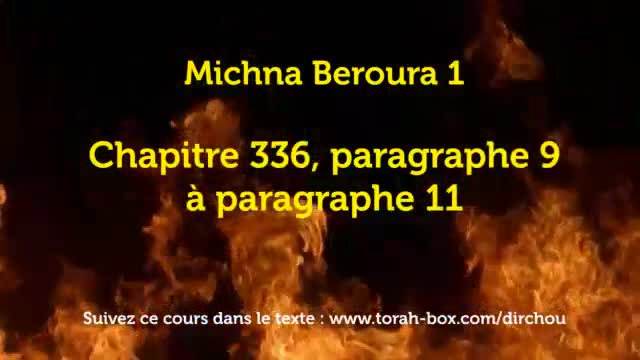 Michna Beroura 3 - Chapitre 336, paragraphe 4 à paragraphe 8