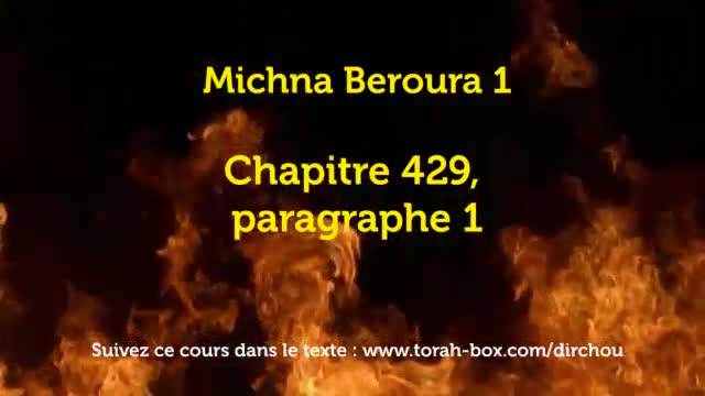 Michna Beroura 5 - Chapitre 429, Paragraphe 1 episode artwork