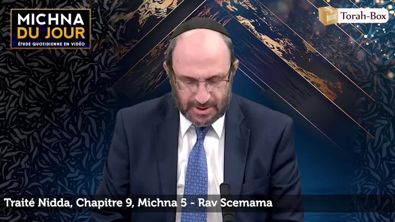 Nidda - Chapitre 9, Michna 5 Nidda - Chapitre 9, Michna 5