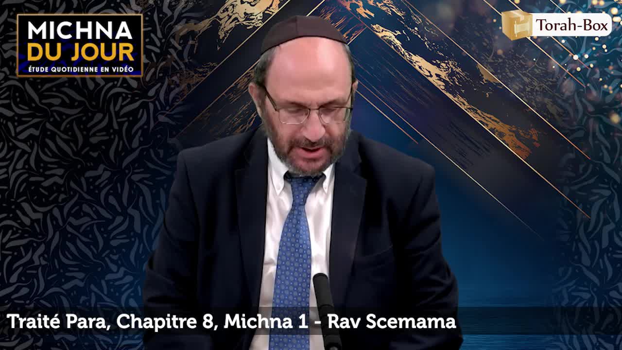 Para - Chapitre 8, Michna 1