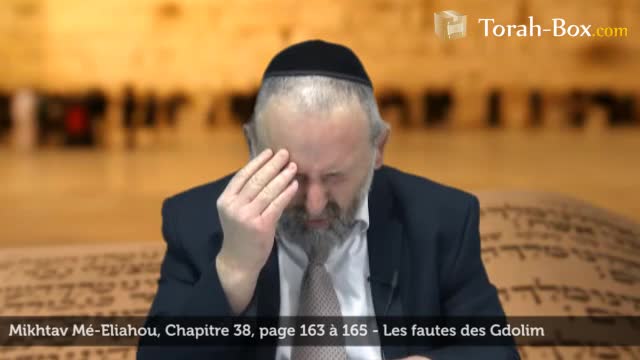 Les fautes des Guédolim