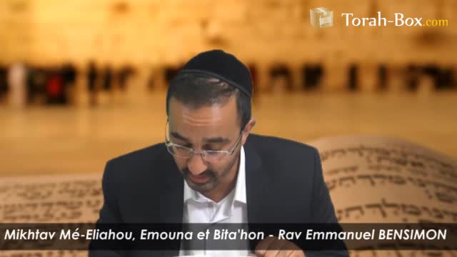 Chapitre Emouna et Bita'hon