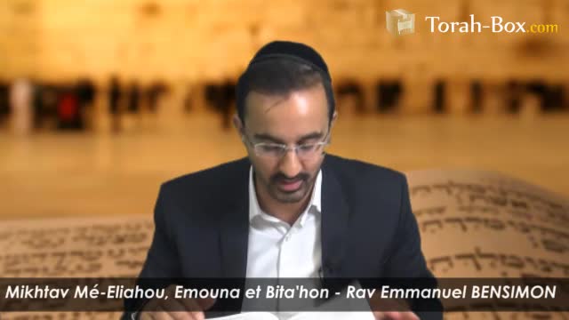 Chapitre Emouna et Bita'hon