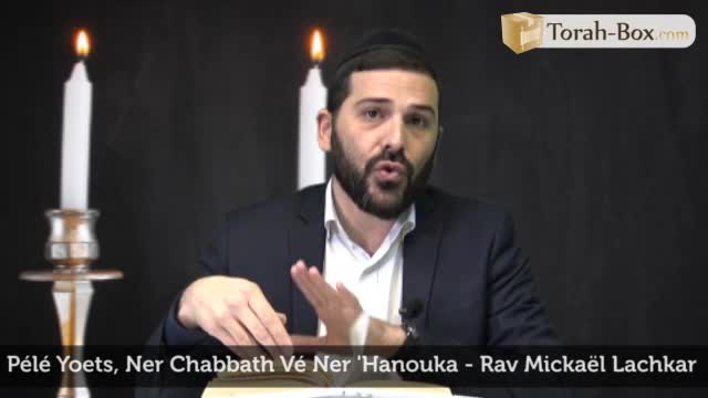 Nèr Chabbath Vénèr 'Hanouka - bougies de Chabbath et bougies de 'Hanouka